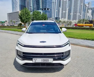 Verhuur JAC JS4. Economy, Comfort, Crossover Auto te huur in de VAE ✓ Borg van Borg van 1500 AED ✓ Verzekeringsmogelijkheden TPL, CDW, SCDW, Passagiers, Diefstal.