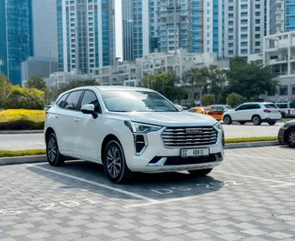 Vooraanzicht van een huurauto Haval Jolion in Dubai, Verenigde Arabische Emiraten ✓ Auto #11317. ✓ Transmissie Automatisch TM ✓ 0 beoordelingen.