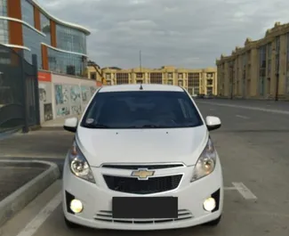 Vooraanzicht van een huurauto Chevrolet Spark in Bakoe, Azerbeidzjan ✓ Auto #11777. ✓ Transmissie Automatisch TM ✓ 0 beoordelingen.