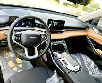 Interieur van Haval H6 te huur in de VAE. Een geweldige auto met 5 zitplaatsen en een Automatisch transmissie.