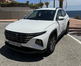 Vooraanzicht van een huurauto Hyundai Tucson in Alicante, Spanje ✓ Auto #11715. ✓ Transmissie Automatisch TM ✓ 0 beoordelingen.