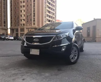 Vooraanzicht van een huurauto Kia Sportage in Bakoe, Azerbeidzjan ✓ Auto #11942. ✓ Transmissie Automatisch TM ✓ 0 beoordelingen.