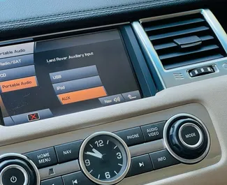 Verhuur Land Rover Range Rover Sport. Premium, Luxe, SUV Auto te huur in Georgië ✓ Borg van Borg van 280 GEL ✓ Verzekeringsmogelijkheden TPL, CDW, SCDW, Passagiers, Diefstal, Jonge, Geen storting.