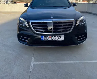 Verhuur Mercedes-Benz S-Class. Premium, Luxe Auto te huur in Montenegro ✓ Borg van Borg van 500 EUR ✓ Verzekeringsmogelijkheden TPL, Passagiers, Diefstal.