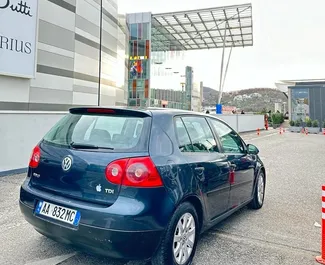 Verhuur Volkswagen Golf 5. Economy, Comfort Auto te huur in Albanië ✓ Borg van Zonder Borg ✓ Verzekeringsmogelijkheden TPL, FDW.
