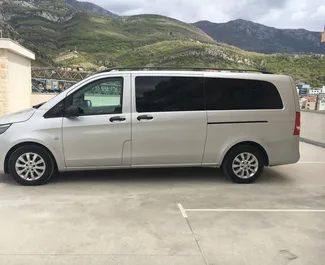 Verhuur Mercedes-Benz Vito Tourer Pro. Comfort, Premium, Minivan Auto te huur in Montenegro ✓ Borg van Borg van 1000 EUR ✓ Verzekeringsmogelijkheden TPL, Passagiers, Diefstal, Buitenland, Jonge.