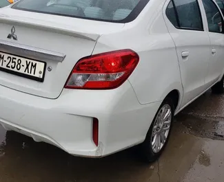 Autohuur Mitsubishi Attrage #12029 Automatisch op de luchthaven van Koetaisi, uitgerust met 1,2L motor ➤ Van George in Georgië.