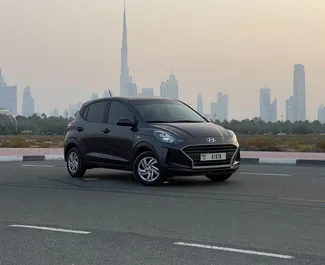 Autohuur Hyundai i10 2023 in in de VAE, met Benzine brandstof en 67 pk ➤ Vanaf 109 AED per dag.