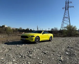 Verhuur Ford Mustang Cabrio. Premium, Luxe, Cabriolet Auto te huur in Georgië ✓ Borg van Borg van 800 GEL ✓ Verzekeringsmogelijkheden TPL, FDW.