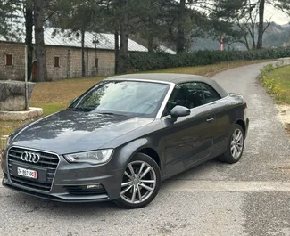 Audi A3 Cabrio 2016 beschikbaar voor verhuur in Becici, met een kilometerlimiet van onbeperkt.