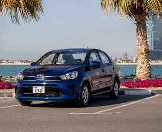 Vooraanzicht van een huurauto Kia Pegas in Dubai, Verenigde Arabische Emiraten ✓ Auto #13107. ✓ Transmissie Automatisch TM ✓ 0 beoordelingen.