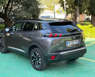 Verhuur Peugeot 2008. Comfort, Crossover Auto te huur in Montenegro ✓ Borg van Borg van 200 EUR ✓ Verzekeringsmogelijkheden TPL, CDW, SCDW, FDW, Buitenland.