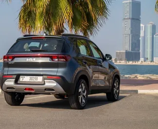 Autohuur Kia Sonet 2025 in in de VAE, met Benzine brandstof en 83 pk ➤ Vanaf 110 AED per dag.