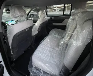 Verhuur Hyundai Santa Fe. Comfort, Crossover Auto te huur in de VAE ✓ Borg van Borg van 3000 AED ✓ Verzekeringsmogelijkheden TPL, CDW.
