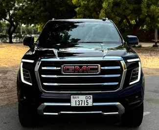 Verhuur GMC Yukon. Premium, Luxe, SUV Auto te huur in de VAE ✓ Borg van Borg van 3000 AED ✓ Verzekeringsmogelijkheden TPL, CDW.