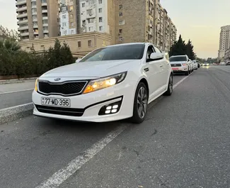 Vooraanzicht van een huurauto Kia Optima in Bakoe, Azerbeidzjan ✓ Auto #12937. ✓ Transmissie Automatisch TM ✓ 0 beoordelingen.