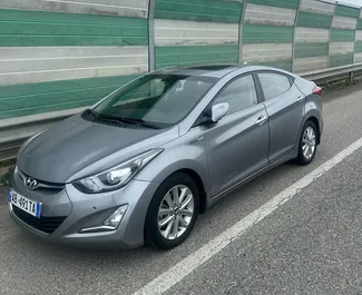Verhuur Hyundai Elantra. Comfort, Premium Auto te huur in Albanië ✓ Borg van Zonder Borg ✓ Verzekeringsmogelijkheden TPL, CDW, SCDW, FDW, Buitenland.