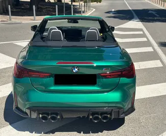 Vooraanzicht van een huurauto BMW M4 Competition in Alicante, Spanje ✓ Auto #13098. ✓ Transmissie Automatisch TM ✓ 0 beoordelingen.