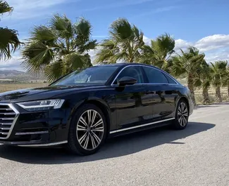 Verhuur Audi A8 L. Premium, Luxe Auto te huur in Spanje ✓ Borg van Borg van 3000 EUR ✓ Verzekeringsmogelijkheden TPL.