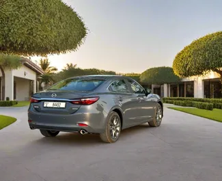 Vooraanzicht van een huurauto Mazda 6 in Dubai, Verenigde Arabische Emiraten ✓ Auto #13306. ✓ Transmissie Automatisch TM ✓ 0 beoordelingen.
