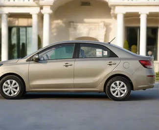 Kia Pegas 2024 met Vooraandrijving systeem, beschikbaar in Dubai.