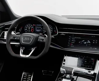 Autohuur Audi RS Q8 #13569 Automatisch in Dubai, uitgerust met 4,0L motor ➤ Van Mohammad in de VAE.