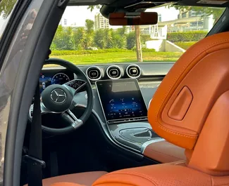 Vooraanzicht van een huurauto Mercedes-Benz C300 Coupe in Dubai, Verenigde Arabische Emiraten ✓ Auto #13312. ✓ Transmissie Automatisch TM ✓ 0 beoordelingen.