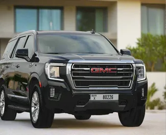 Autohuur GMC Yukon 2023 in in de VAE, met Benzine brandstof en 355 pk ➤ Vanaf 500 AED per dag.