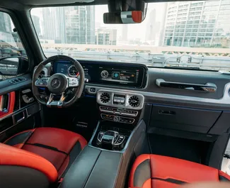 Autohuur Mercedes-Benz G63 AMG 2020 in in de VAE, met Benzine brandstof en 577 pk ➤ Vanaf 1500 AED per dag.