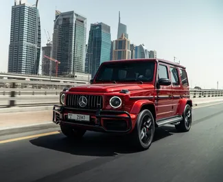 Autohuur Mercedes-Benz G63 AMG #13384 Automatisch in Dubai, uitgerust met 4,0L motor ➤ Van Mohammad in de VAE.
