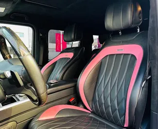 Autohuur Mercedes-Benz G63 AMG 2022 in in de VAE, met Benzine brandstof en 577 pk ➤ Vanaf 1600 AED per dag.