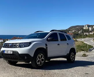 Vooraanzicht van een huurauto Dacia Duster in Alanya, Turkije ✓ Auto #13517. ✓ Transmissie Automatisch TM ✓ 0 beoordelingen.
