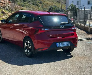 Verhuur Hyundai i20. Economy, Comfort Auto te huur in Turkije ✓ Borg van Borg van 200 USD ✓ Verzekeringsmogelijkheden TPL, FDW, Diefstal, Geen storting.
