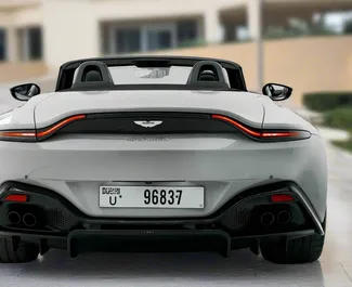 Verhuur Aston Martin Vantage. Premium, Luxe Auto te huur in de VAE ✓ Borg van Borg van 2500 AED ✓ Verzekeringsmogelijkheden TPL.