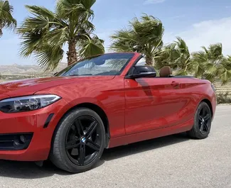Verhuur BMW 218i Cabrio. Comfort, Premium, Cabriolet Auto te huur in Spanje ✓ Borg van Borg van 1000 EUR ✓ Verzekeringsmogelijkheden TPL.