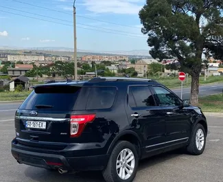 Verhuur Ford Explorer. Comfort, Premium, Crossover Auto te huur in Georgië ✓ Borg van Zonder Borg ✓ Verzekeringsmogelijkheden TPL, SCDW, FDW, Passagiers, Diefstal, Geen storting.