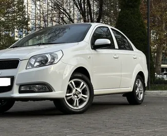 Vooraanzicht van een huurauto Chevrolet Aveo in Tasjkent, Oezbekistan ✓ Auto #13538. ✓ Transmissie Automatisch TM ✓ 0 beoordelingen.