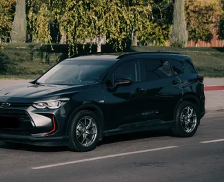Vooraanzicht van een huurauto Chevrolet Orlando in Tasjkent, Oezbekistan ✓ Auto #6835. ✓ Transmissie Automatisch TM ✓ 0 beoordelingen.