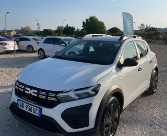 Autohuur Dacia Sandero Stepway #13657 Handmatig op de luchthaven van Tirana, uitgerust met 1,0L motor ➤ Van Marenglen in Albanië.