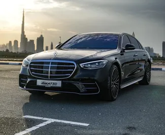 Autohuur Mercedes-Benz S580 e #13616 Automatisch in Dubai, uitgerust met 4,0L motor ➤ Van Mohammad in de VAE.