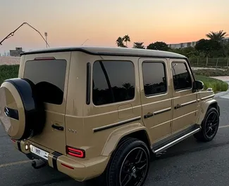 Autohuur Mercedes-Benz G63 2019 in in de VAE, met Benzine brandstof en 577 pk ➤ Vanaf 1450 AED per dag.