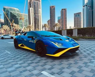Autohuur Lamborghini Huracan STO #13602 Automatisch in Dubai, uitgerust met 5,0L motor ➤ Van Mohammad in de VAE.