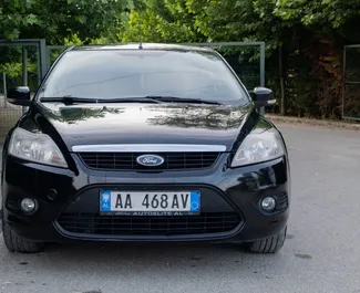Vooraanzicht van een huurauto Ford Focus in Durrës, Albanië ✓ Auto #10769. ✓ Transmissie Handmatig TM ✓ 1 beoordelingen.