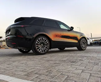 Verhuur Land Rover Range Rover Velar. Comfort, Premium, Crossover Auto te huur in de VAE ✓ Borg van Borg van 2500 AED ✓ Verzekeringsmogelijkheden TPL.