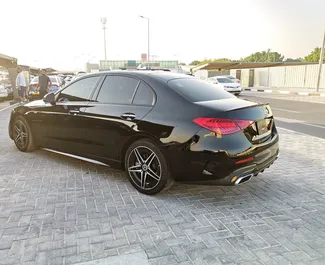 Verhuur Mercedes-Benz C300 Cabrio. Premium, Luxe, Cabriolet Auto te huur in de VAE ✓ Borg van Borg van 2500 AED ✓ Verzekeringsmogelijkheden TPL.