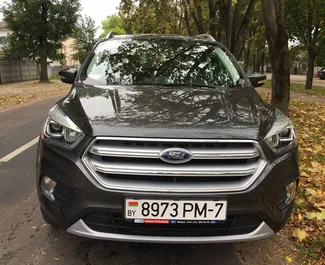 Interieur van Ford Kuga te huur in Wit-Rusland. Een geweldige auto met 5 zitplaatsen en een Automatisch transmissie.