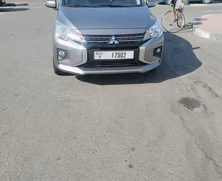 Autohuur Mitsubishi Attrage 2023 in in de VAE, met Benzine brandstof en 76 pk ➤ Vanaf 73 AED per dag.