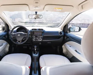 Verhuur Mitsubishi Attrage. Economy Auto te huur in Georgië ✓ Borg van Zonder Borg ✓ Verzekeringsmogelijkheden TPL, SCDW, FDW, Passagiers.