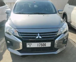 Autohuur Mitsubishi Attrage 2023 in in de VAE, met Benzine brandstof en 76 pk ➤ Vanaf 73 AED per dag.