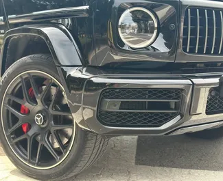 Autohuur Mercedes-Benz G63 AMG 2024 in in Spanje, met Benzine brandstof en  pk ➤ Vanaf 850 EUR per dag.
